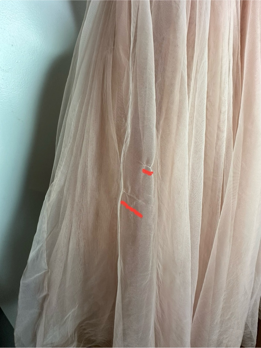 House of CB Darling French Rose Tulle Midi Dress, a strapless size small - Picture 8 of 15